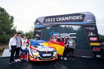 Óscar Palomo-Ángel Vela (Peugeot 208 Rally4). 57 RallyRACC